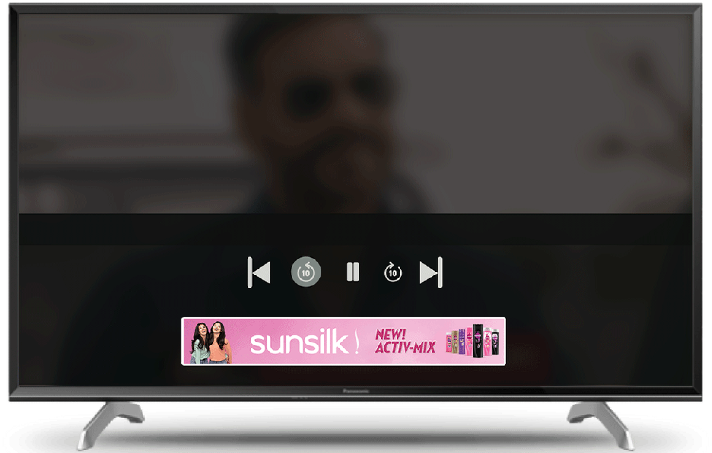 NetTV controller bar banner placement